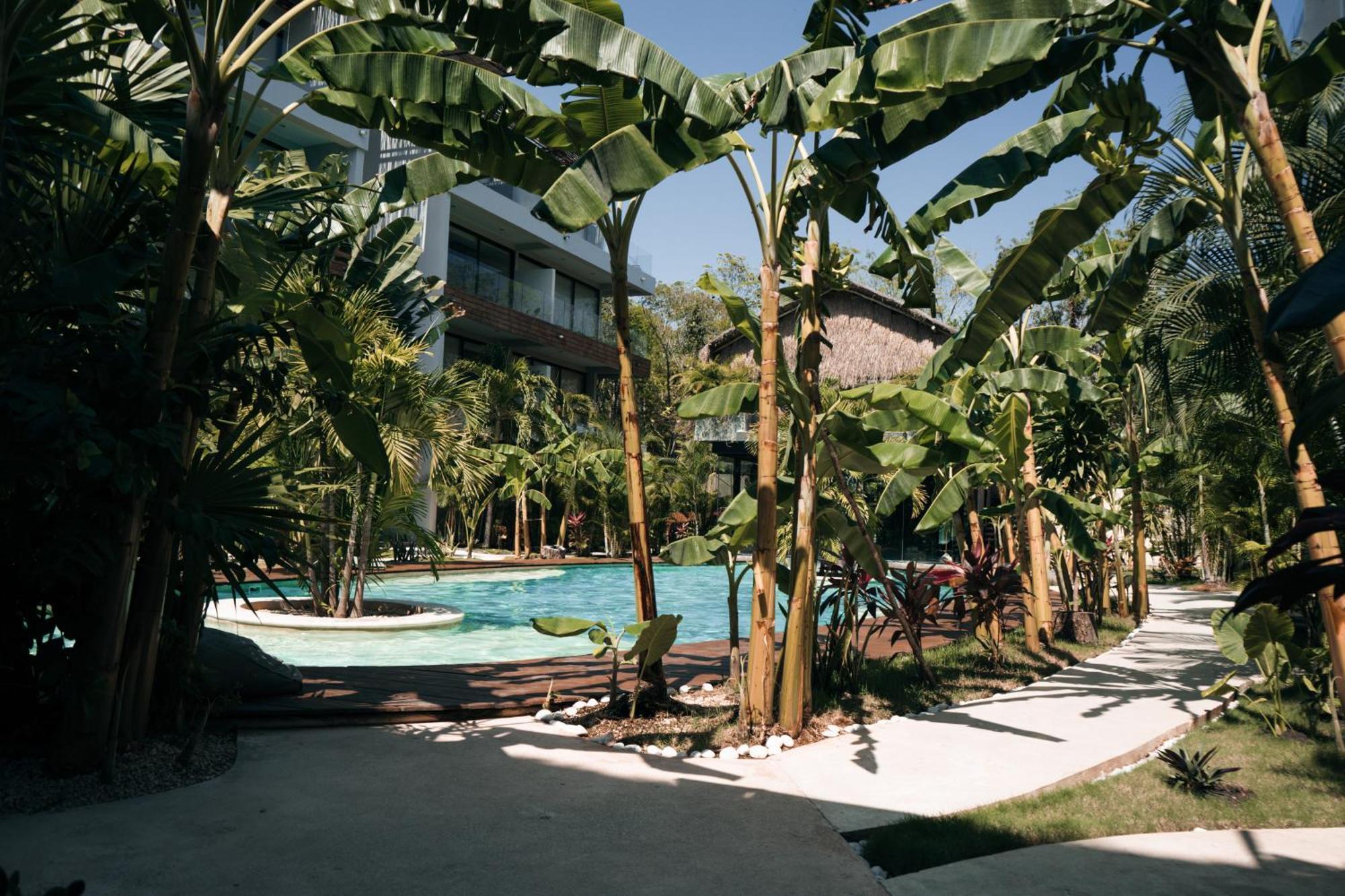 トゥルムKinah Retreat - Exclusive Boho Tropical Escapeアパートメント エクステリア 写真